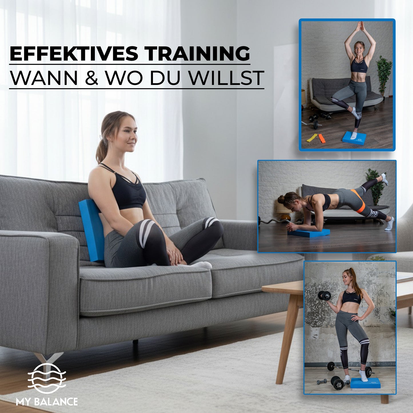 Balance Pad inkl. Widerstandsband & eBook