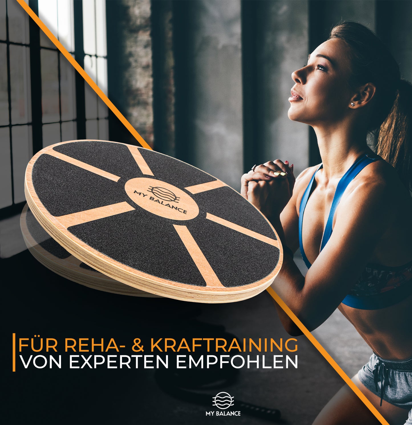 Premium Balance Board inkl. Antirutschmatte & eBook