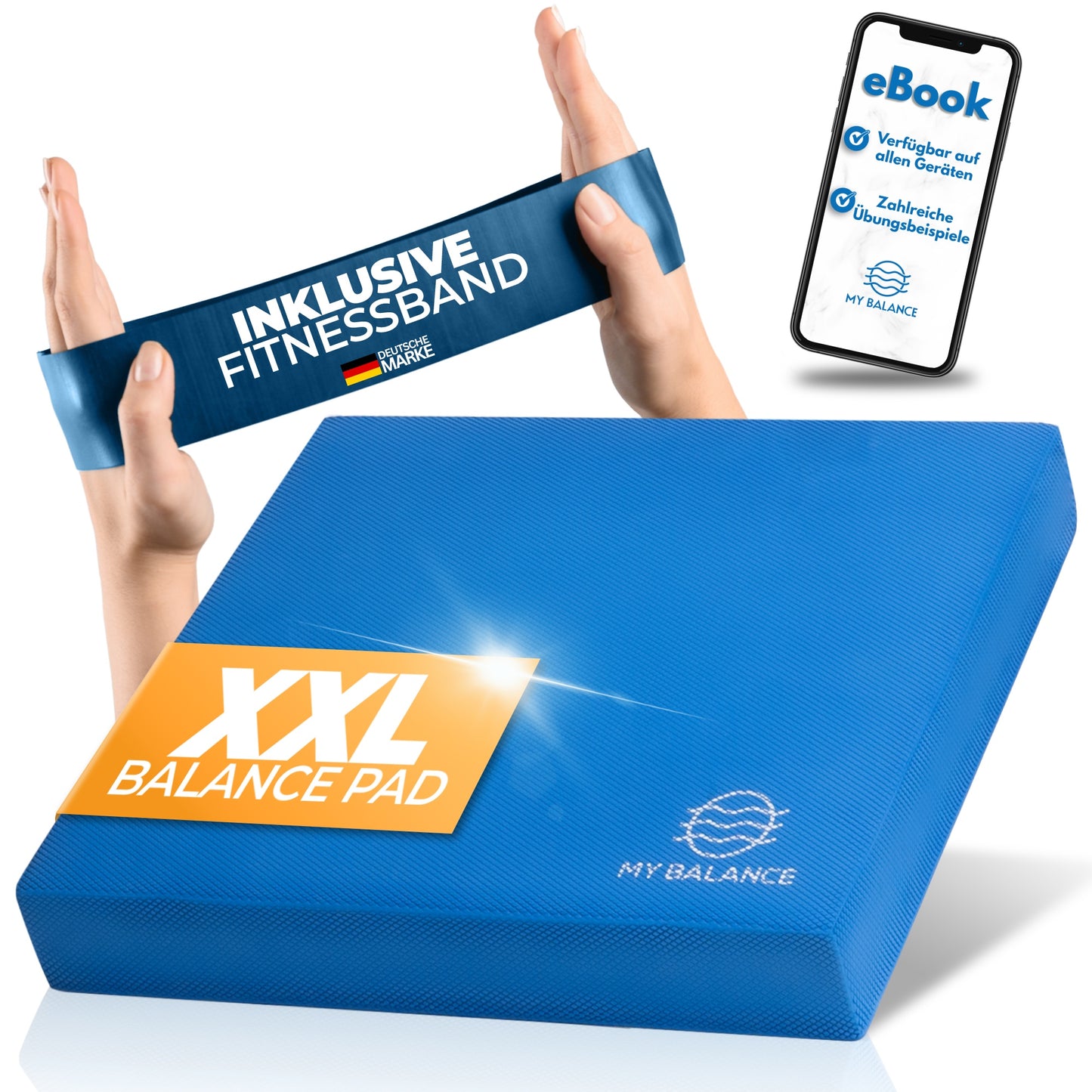 Balance Pad inkl. Widerstandsband & eBook
