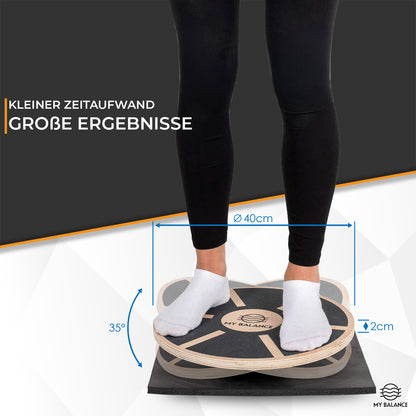 Premium Balance Board inkl. Antirutschmatte & eBook