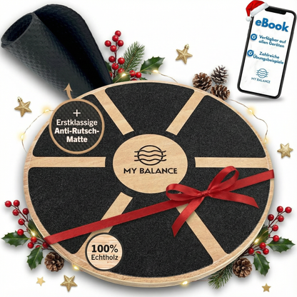 Premium Balance Board inkl. Antirutschmatte & eBook