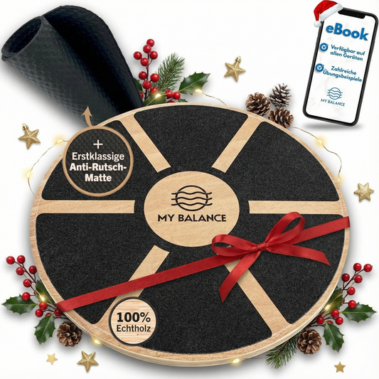 Premium Balance Board inkl. Antirutschmatte & eBook