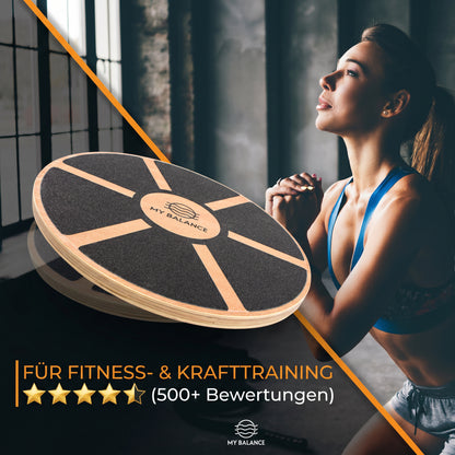 Premium Balance Board inkl. Antirutschmatte & eBook