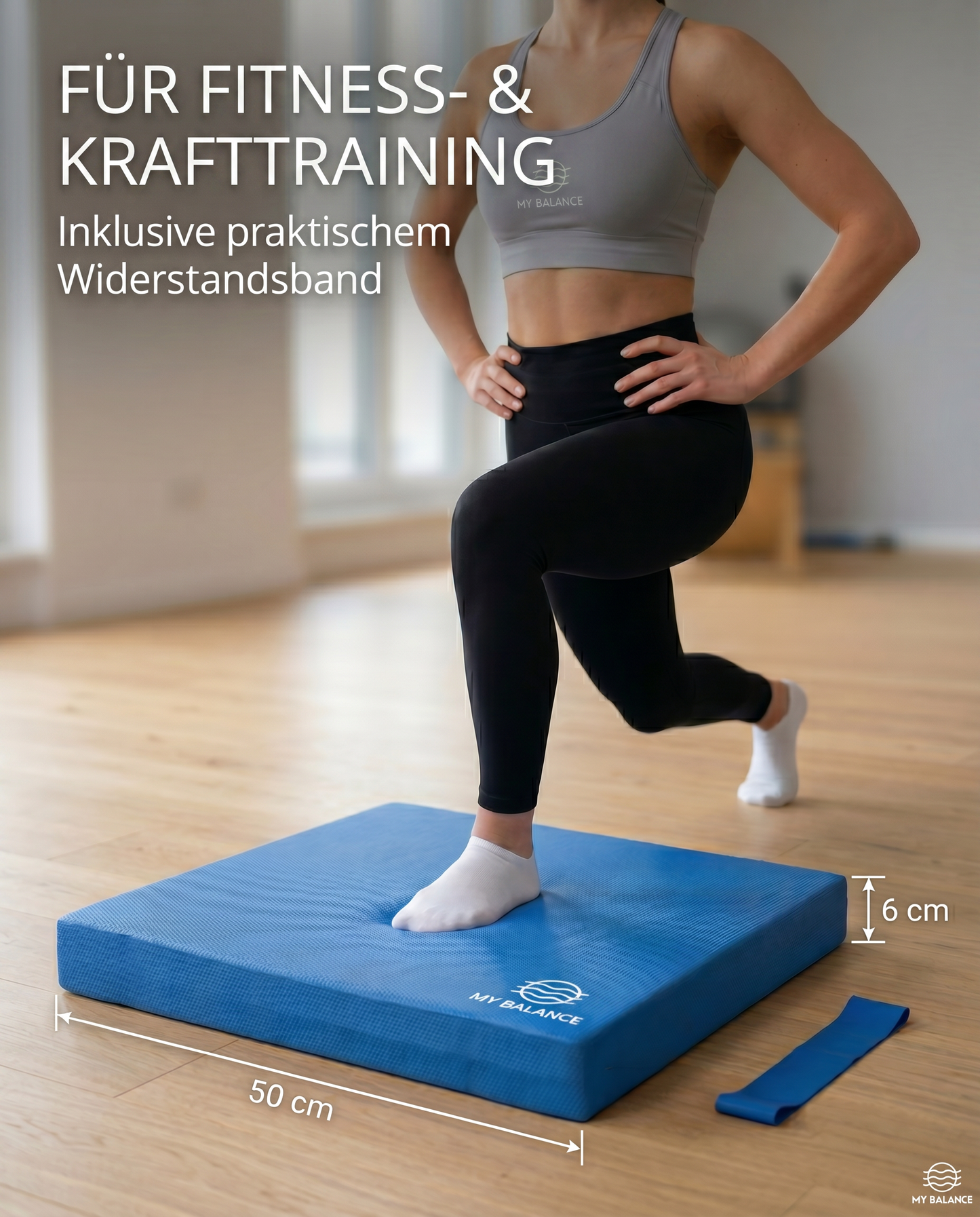 Balance Pad inkl. Widerstandsband & eBook